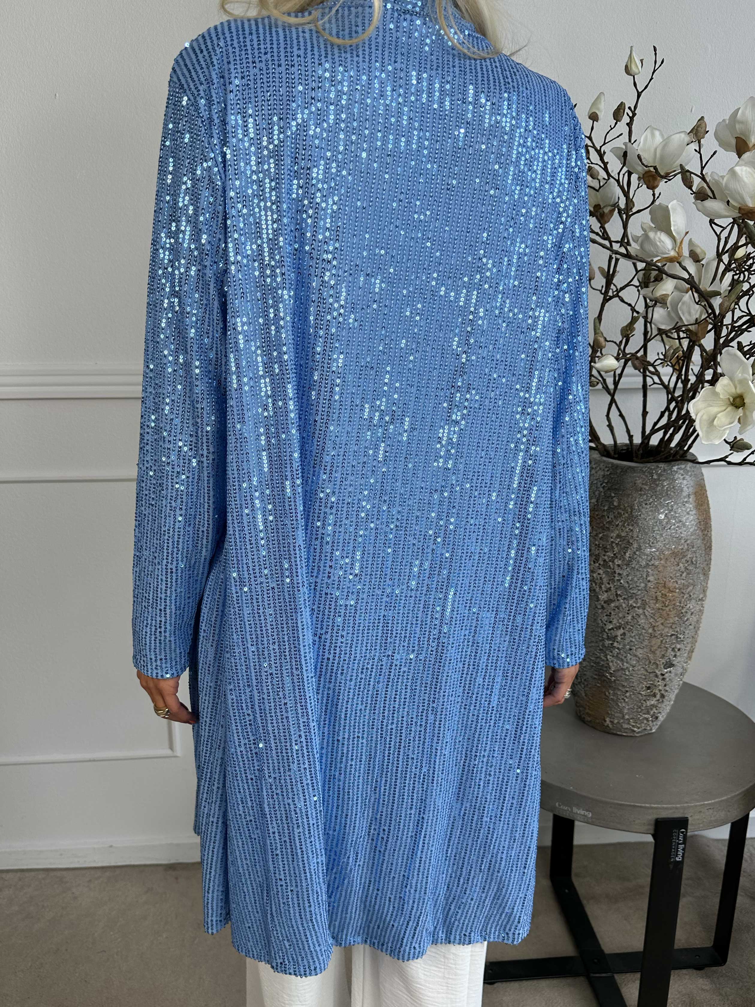 Rosa Glitter - Kofta med paljetter